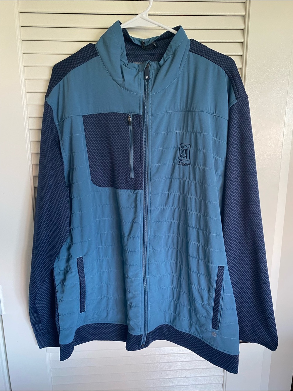 FootJoy Teal and Navy Full-Zip Performance Jacket